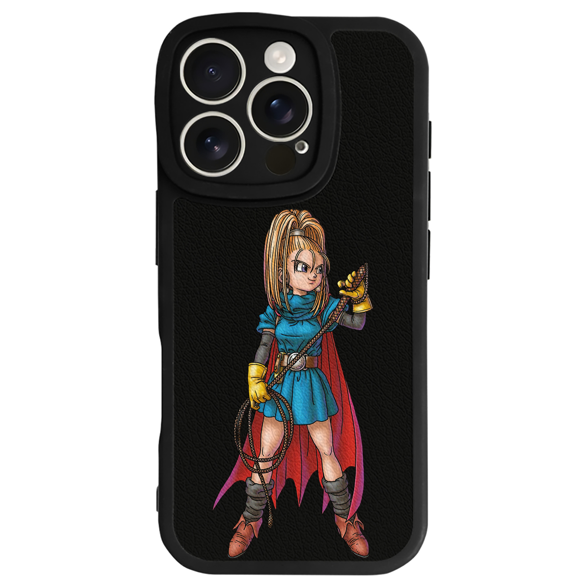 （画像用） ドラゴンクエスト Doragon Kuesuto Dragon Quest 【iPhone 16シリーズ対応】シリコンスマホケース（レザー調） 材質：シリコン